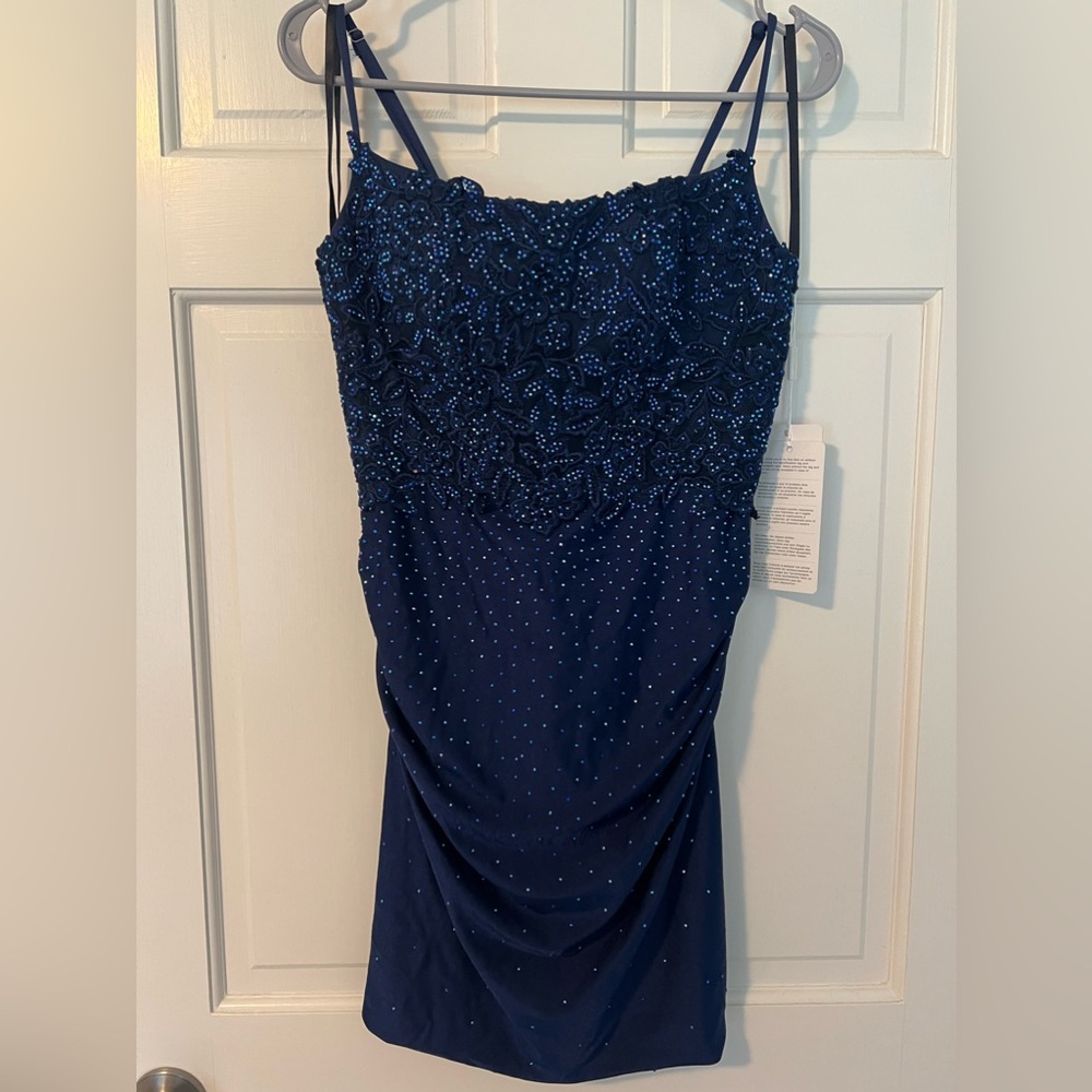Scoopneck short/mini Jersey dress